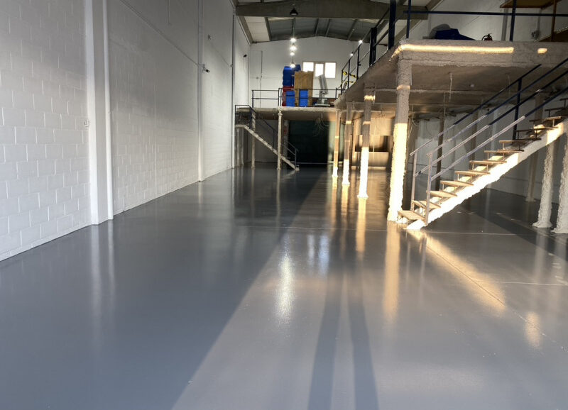 Pintado de parametros en nave industrial