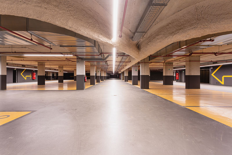 Pavimentos para parkings